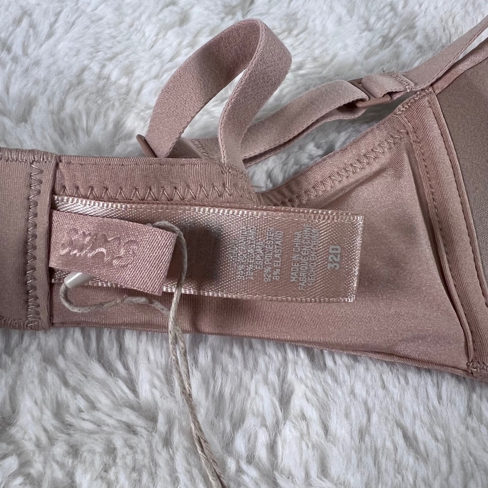 SKIMS‎ Wireless Form Lightly Lined Bra Mica Pink Tan Size 32D BR-WRL-1889 NEW - Picture 7 of 11